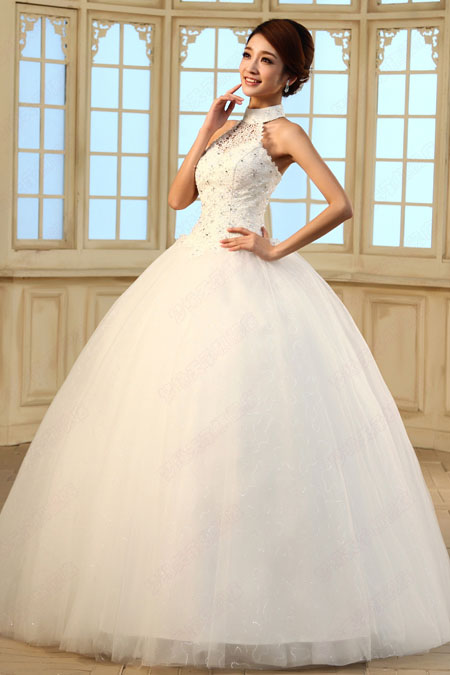 turtleneck ballgown